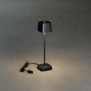 Konstsmide Lampe de table LED Capri-Mini extérieur, noire^ Lampes Décoratives