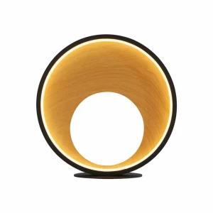 Searchlight Lampe de table LED Curio, aspect bois^ Lampes Décoratives