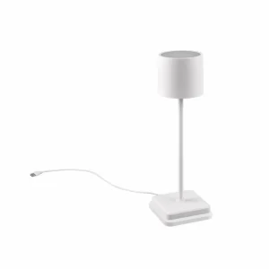 Reality Leuchten Lampe de table LED Fernandez variateur/CCT blanche^ Lampes Décoratives