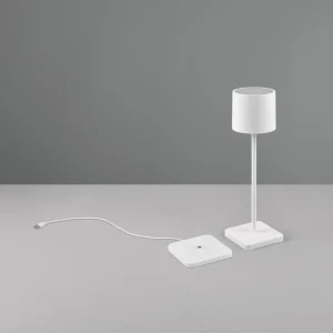 Reality Leuchten Lampe de table LED Fernandez variateur/CCT blanche^ Lampes Décoratives