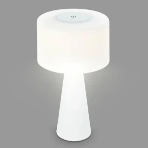 Briloner Lampe de table LED Halo, rechargeable, blanc^ Lampes Décoratives