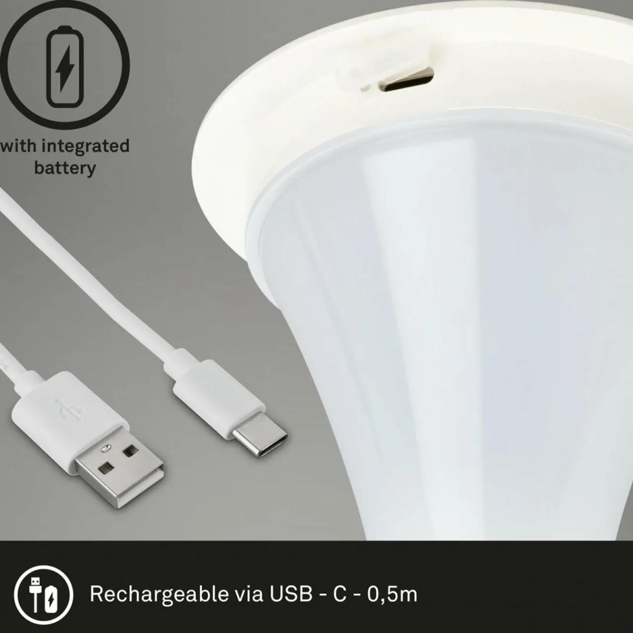 lampe_de_table_led_halo_rechargeable_blanc_5.webp Briloner Lampe de table LED Halo, rechargeable, blanc^ Lampes Décoratives