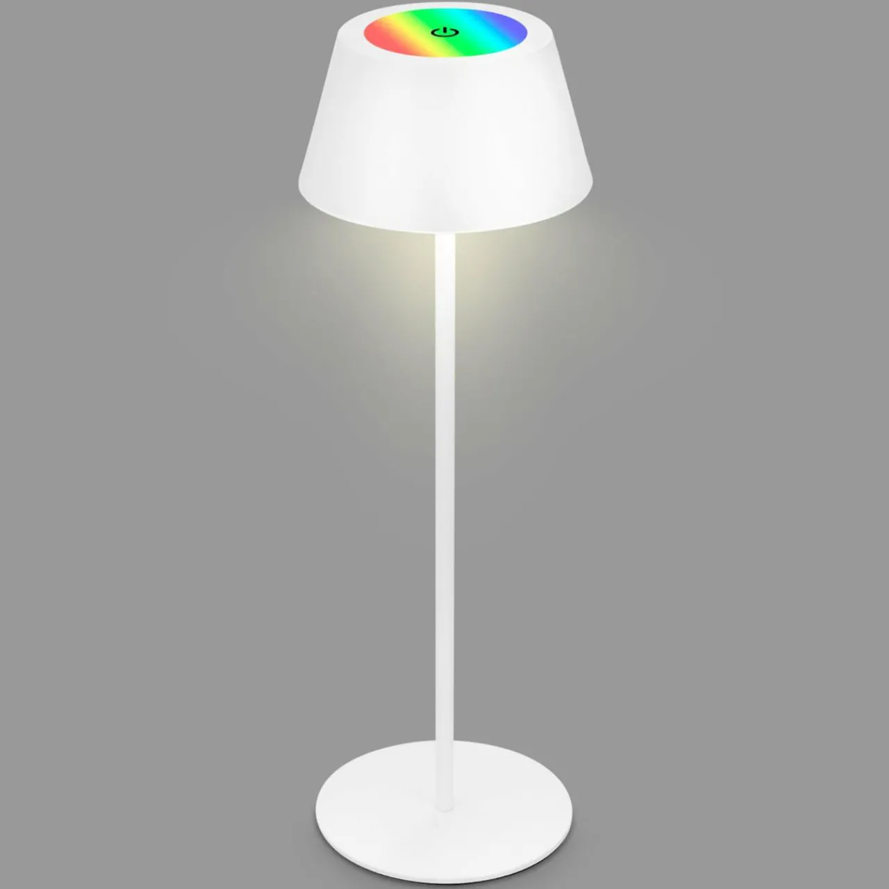 lampe_de_table_led_kiki_avec_lampe__poser_led_rechargeable_rgbw_blanc_0.webp Briloner Lampe de table LED Kiki avec lampe à poser LED rechargeable RGBW, blanc^ Lampes Décoratives