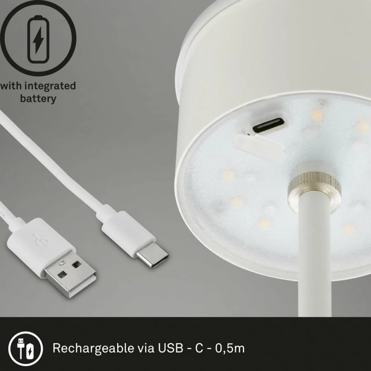 lampe_de_table_led_kiki_avec_lampe__poser_led_rechargeable_rgbw_blanc_3.webp Briloner Lampe de table LED Kiki avec lampe à poser LED rechargeable RGBW, blanc^ Lampes Décoratives