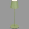 Briloner Lampe de table LED Kiki avec poser rechargeable 3.000K, vert lime^ Lampes Décoratives