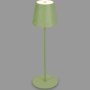 Briloner Lampe de table LED Kiki avec poser rechargeable 3.000K, vert lime^ Lampes Décoratives