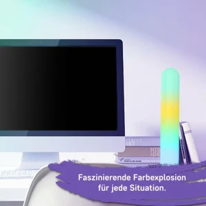 Müller-Licht Lampe de table LED Light Bar, noir, RGBW Plastique^ Lampes Décoratives
