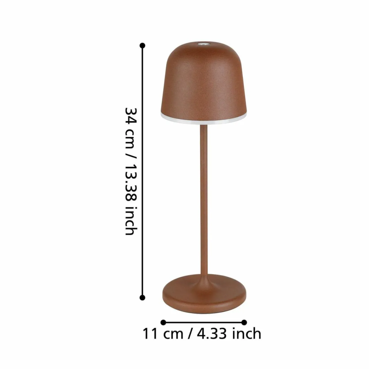 lampe_de_table_led_mannera_batterie_brun_rouille_0.webp EGLO Lampe de table LED Mannera, batterie, brun rouille^ Lampes Décoratives