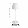 EGLO Lampe de table LED Mannera, batterie, grise^ Lampes Décoratives