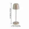 EGLO Lampe de table LED Mannera, batterie, sable^ Lampes Décoratives