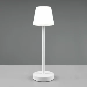 Reality Leuchten Lampe de table LED Martinez variateur/CCT, blanche^ Lampes Décoratives