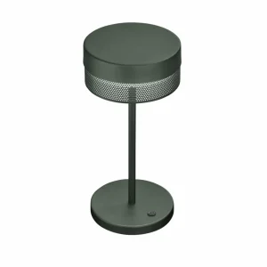 HELL Lampe de table LED Mesh rechargeable, hauteur 30 cm, vert sapin^ Lampes Décoratives