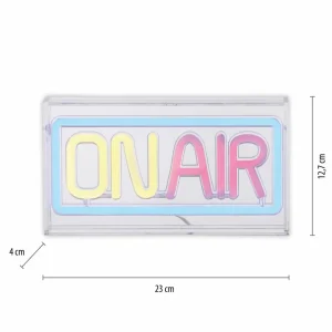 JUST LIGHT. Lampe de table LED Neon On Air, USB^ Lampes Décoratives