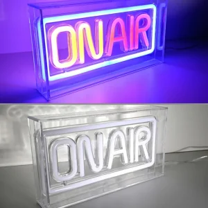 JUST LIGHT. Lampe de table LED Neon On Air, USB^ Lampes Décoratives