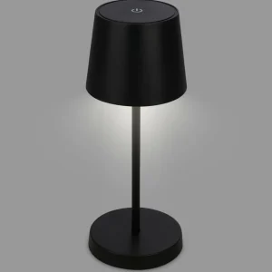Briloner Lampe de table LED Piha avec batterie, noir^ Lampes Décoratives