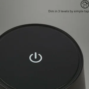 Briloner Lampe de table LED Piha avec batterie, noir^ Lampes Décoratives