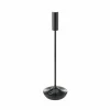 Sigor Lampe de table LED rechargeable Nucandle, noir, IP54, intensité variable^ Lampes Décoratives