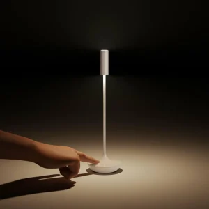 Sigor Lampe de table LED rechargeable Nucandle, noir, IP54, intensité variable^ Lampes Décoratives
