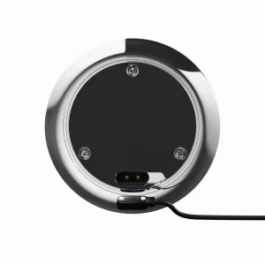 Sigor Lampe de table LED rechargeable Nudiderot, chrome, aluminium, IP54, intensité^ Lampes Décoratives