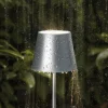 Sigor Lampe de table LED rechargeable Nuindie mini, Easy Connect, argent,^ Lampes Décoratives