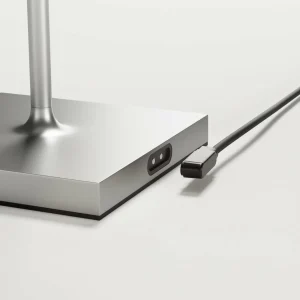 Sigor Lampe de table LED rechargeable Nuindie mini, Easy Connect, argent,^ Lampes Décoratives