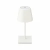 Sigor Lampe de table LED rechargeable Nuindie mini, USB-C, blanc, IP54, intensité^ Lampes Décoratives