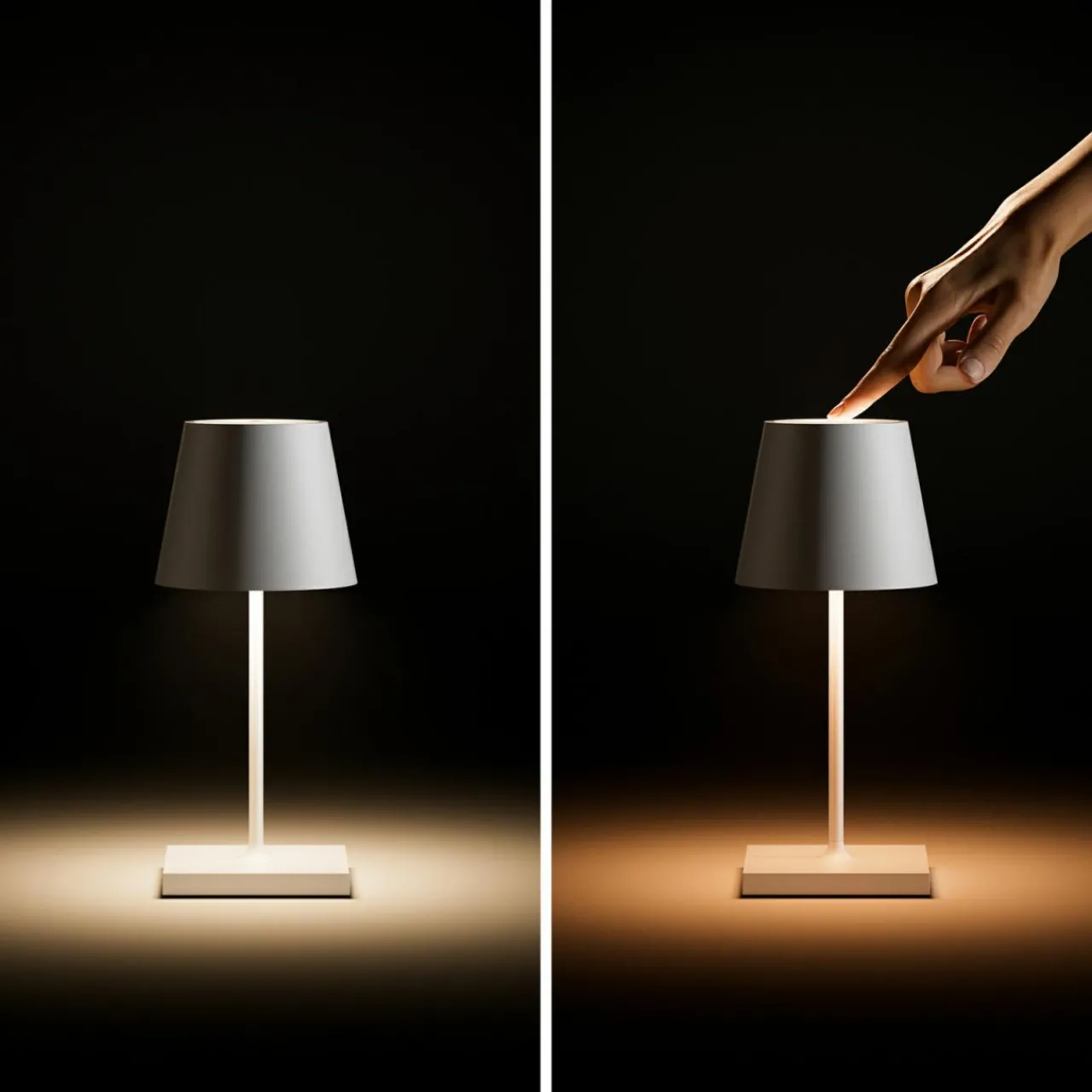 lampe_de_table_led_rechargeable_nuindie_mini_usbc_blanc_ip_intensit_2.webp Sigor Lampe de table LED rechargeable Nuindie mini, USB-C, blanc, IP54, intensité^ Lampes Décoratives