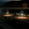 Sigor Lampe de table LED rechargeable Nuindie mini, USB-C, vert sauge, intensité^ Lampes Décoratives