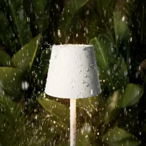 Sigor Lampe de table LED rechargeable Nuindie pocket, blanc, IP54, intensité variable^ Lampes Décoratives