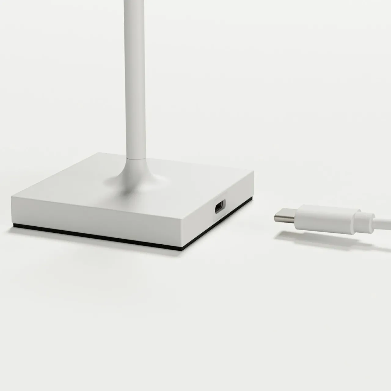 Sigor Lampe de table LED rechargeable Nuindie pocket, blanc, IP54, intensité variable^ Lampes Décoratives
