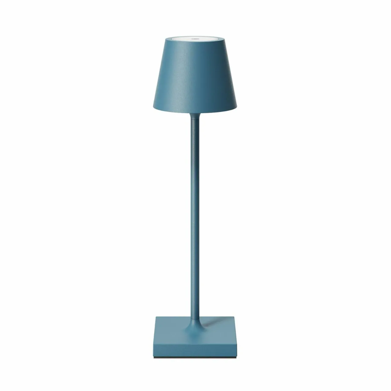 Sigor Lampe de table LED rechargeable Nuindie pocket, bleu, IP54, intensité variable^ Lampes Décoratives