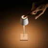 Sigor Lampe de table LED rechargeable Nuindie pocket, graphite, IP54, intensité^ Lampes Décoratives