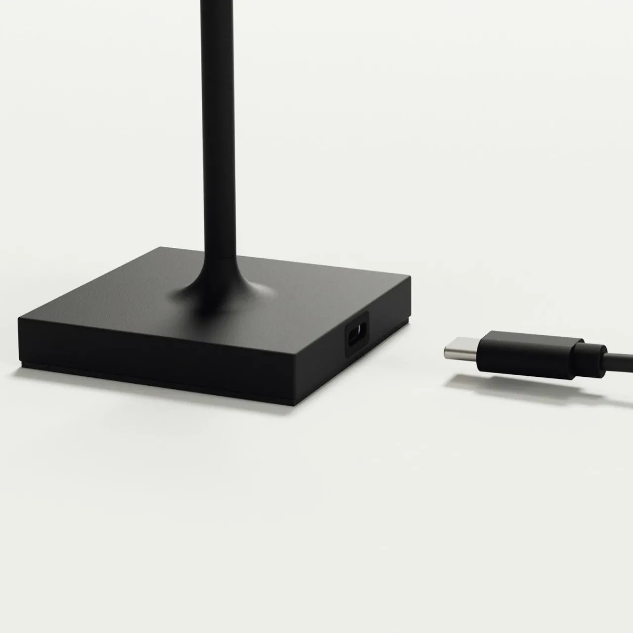 Sigor Lampe de table LED rechargeable Nuindie pocket, noir, IP54, intensité variable^ Lampes Décoratives