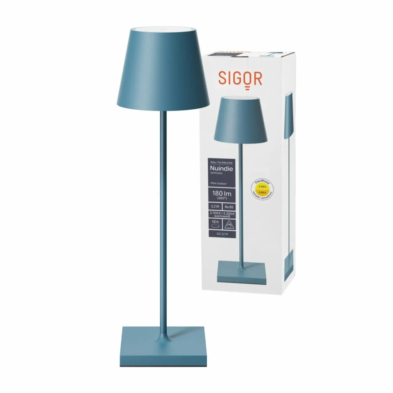 lampe_de_table_led_rechargeable_nuindie_usbc_bleu_ip_intensit_variable_5.webp Sigor Lampe de table LED rechargeable Nuindie, USB-C, bleu, IP54, intensité variable^ Lampes Décoratives