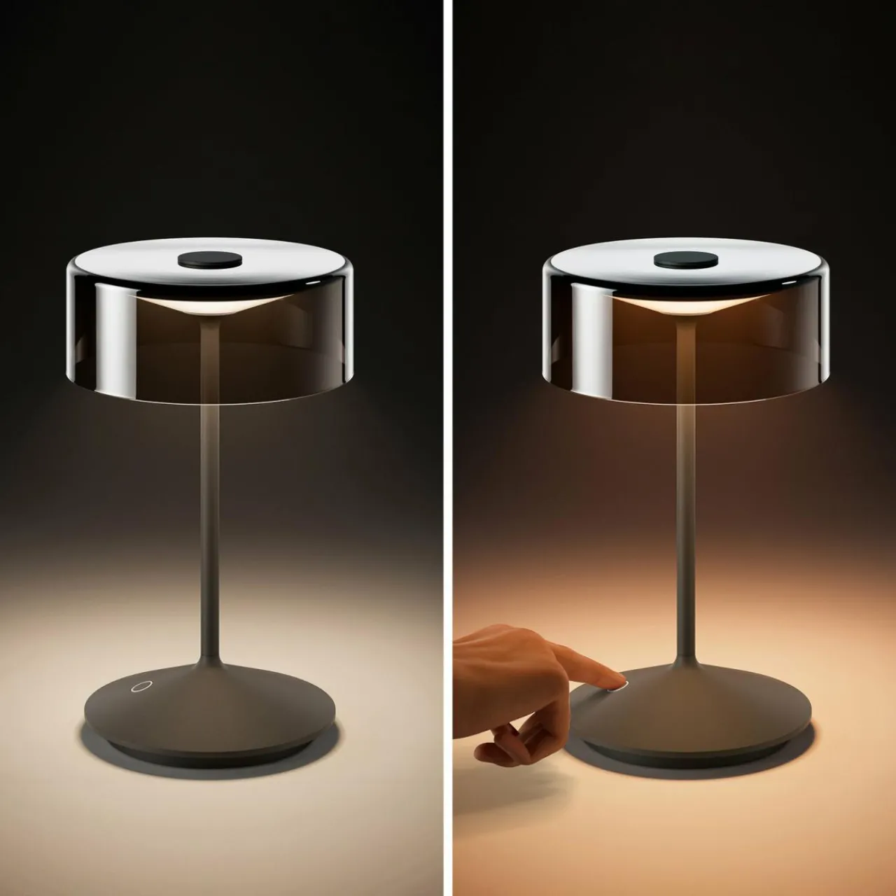 lampe_de_table_led_rechargeable_numotion_graphite_verre_ip_intensit_1.webp Sigor Lampe de table LED rechargeable Numotion, graphite, verre, IP54, intensité^ Lampes Décoratives