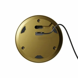 Sigor Lampe de table LED rechargeable Numotion, or, verre, IP54, intensité variable^ Lampes Décoratives