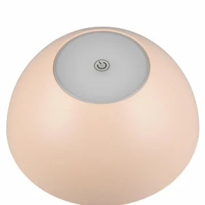 Reality Leuchten Lampe de table LED rechargeable Ricardo, sable, hauteur 30 cm, plastique^ Lampes Décoratives