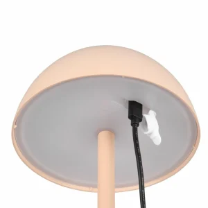 Reality Leuchten Lampe de table LED rechargeable Ricardo, sable, hauteur 30 cm, plastique^ Lampes Décoratives