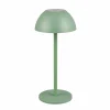 Reality Leuchten Lampe de table LED rechargeable Ricardo, vert, hauteur 30 cm, plastique^ Lampes Décoratives