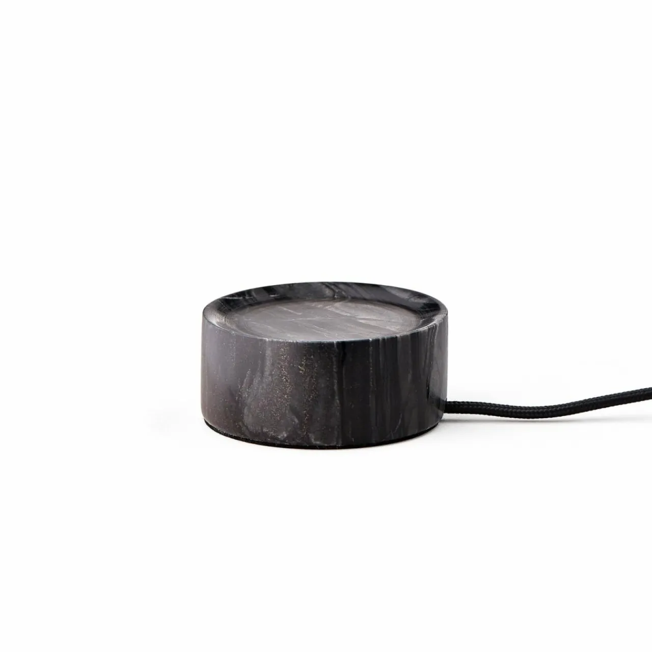 DESIGN BY US Lampe de table LED rechargeable Trip, gris / blanc, marbre, verre, IP44^ Lampes Décoratives