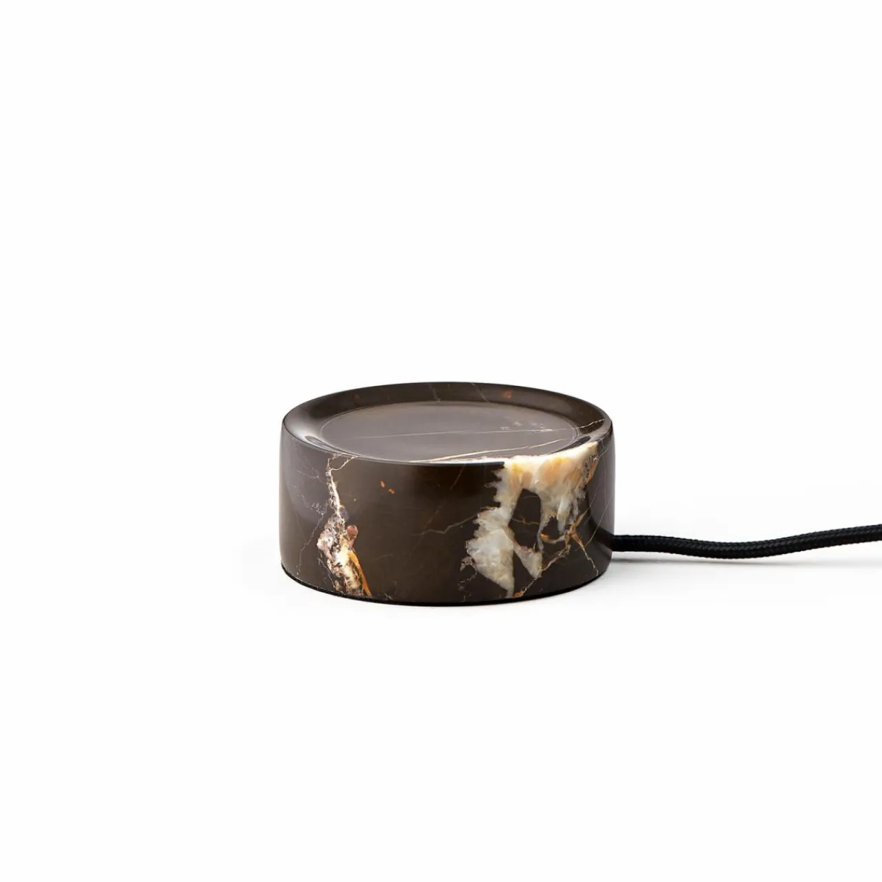 DESIGN BY US Lampe de table LED rechargeable Trip, multicolore / blanc, marbre, verre,^ Lampes Décoratives