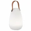 FH Lighting Lampe de table LED Ruby avec changement de couleur RVB, Ø 14 cm^ Lampes Décoratives