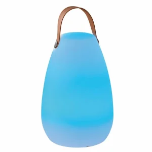 FH Lighting Lampe de table LED Ruby avec changement de couleur RVB, Ø 18 cm^ Lampes Décoratives