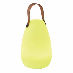FH Lighting Lampe de table LED Ruby avec changement de couleur RVB, Ø 14 cm^ Lampes Décoratives