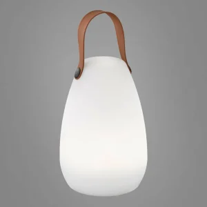 FH Lighting Lampe de table LED Ruby avec changement de couleur RVB, Ø 14 cm^ Lampes Décoratives