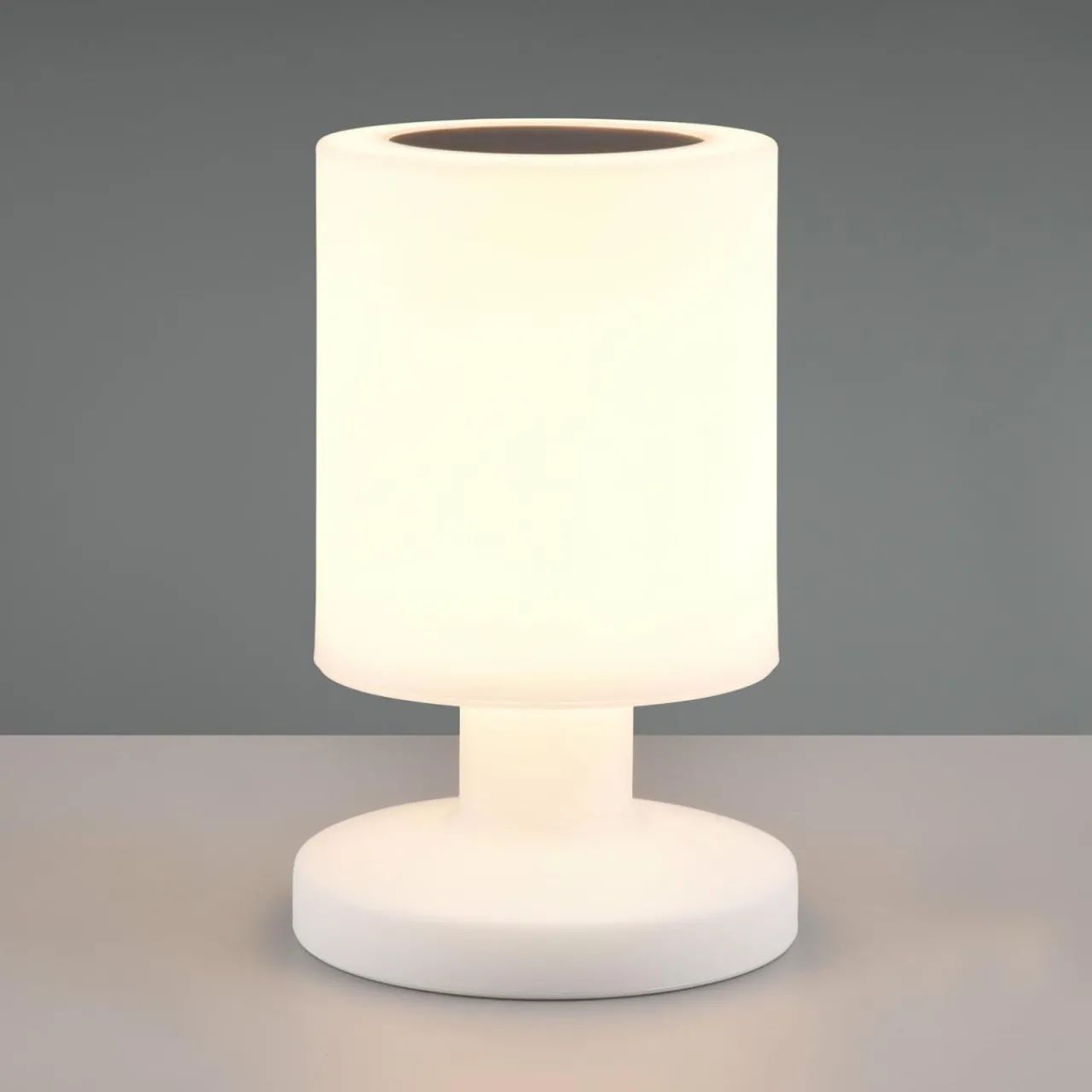 Reality Leuchten Lampe de table LED solaire Silva avec fonction de charge USB^ Lampes Décoratives