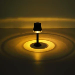 Globo Lampe de table solaire 36632 en plastique, noire^ Lampes Décoratives