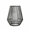 Reality Leuchten Lampe de table solaire LED Mineros, grise, hauteur 30,5 cm^ Lampes Décoratives