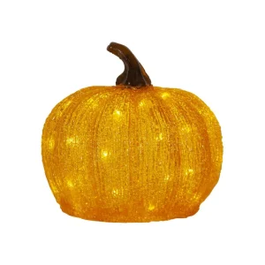 STAR TRADING Lampe de terrasse LED Harvey Ø 20 cm plastique orange Batterie^ Lumière De Noël