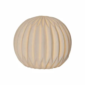 STAR TRADING Lampe de terrasse LED Sandy, Ø 25,5 cm blanc plastique pile^ Lampes Décoratives